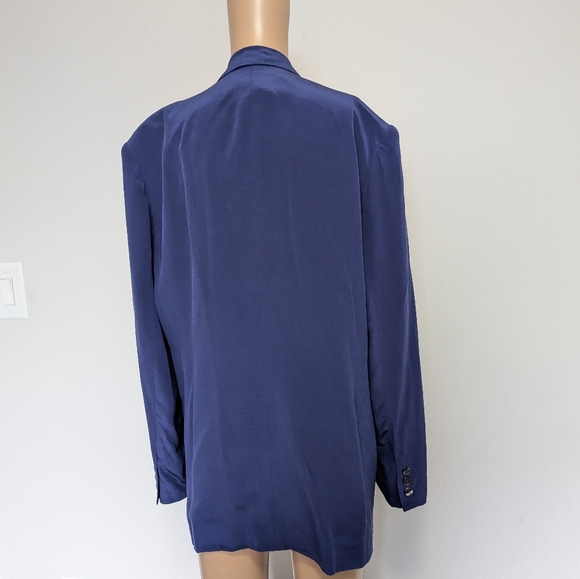 Talbots silk double breasted blazer size 12 - Picture 8 of 11